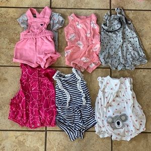 Carter’s newborn rompers bundle